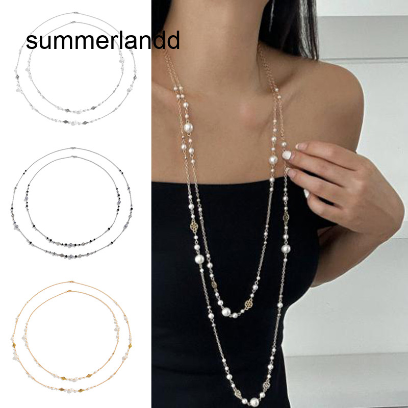 SL Bohemian Beaded ยาวหญิง Collarbone Chain แฟชั่น Retro Holiday Accessories