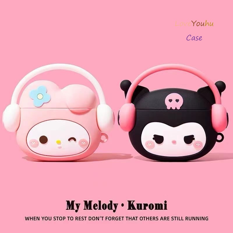 Loveyouhu For Lenovo Erazer XT89 Pro Headphone Case บุคลิกภาพ น่ารัก คูโลมิ ลายเมโลดี้