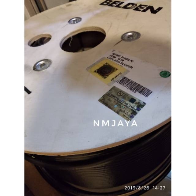 Belden Outdoor Lan Cable 10 เมตร STP Cat6 crimping rj45 STP Cat6 Belden Original 50106F สีดํา