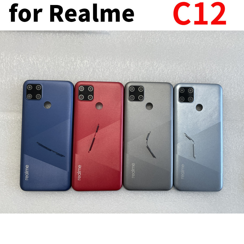 เปลี่ยนที่อยู่อาศัยฝาหลังสําหรับ Realme C12 RMX2189