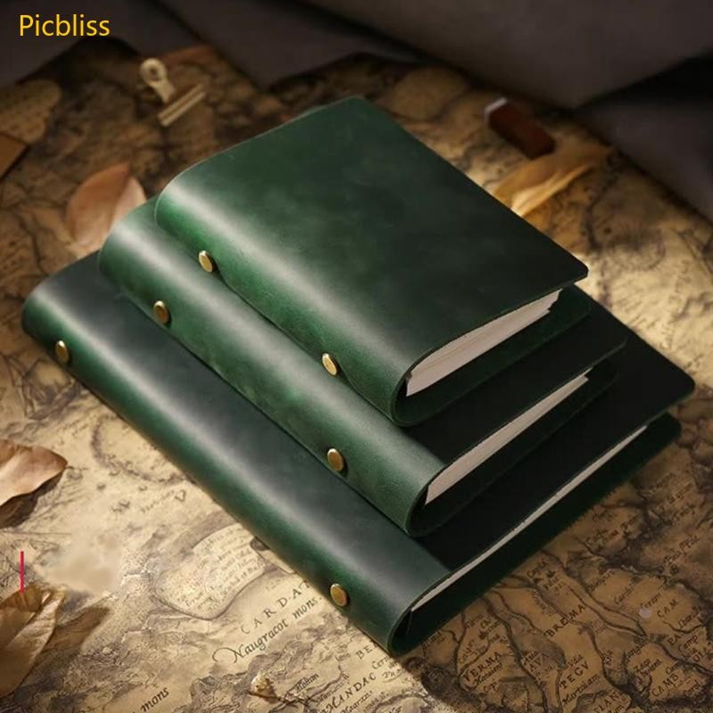 Picbliss A5 A6 A7 Binder โน้ตบุ๊คหลวมหนัง Journal Notepad กระเป๋าการ์ดกระเป๋าสําหรับ DIY Scrapbookin