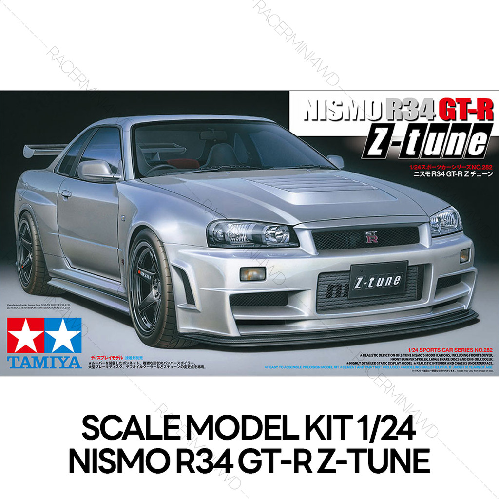 TAMIYA 24282 1/24 Model Kit Nismo R34 GT-R Z-Tune