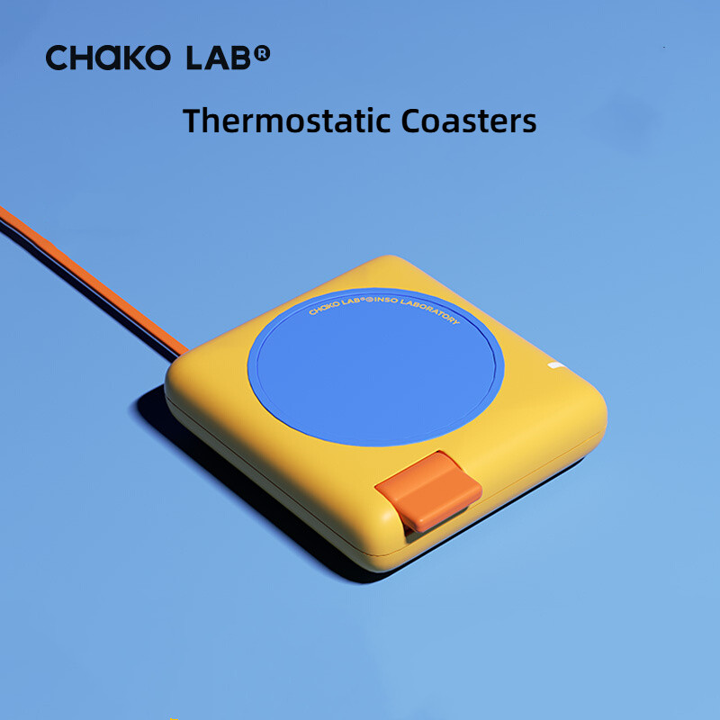 Chakolab Hexu รถไฟเหาะอุณหภูมิคงที่ เครื่องอุ่นนม ที่รองแก้วอุ่น ฉนวนกันความร้อน ที่รองแก้วเก็บความร้อน