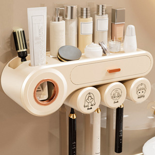 ผนังไร้หนาม ที่แขวน ที่ใส่แปรงสีฟัน ความคิดสร้างสรรค์ มัลติฟ…