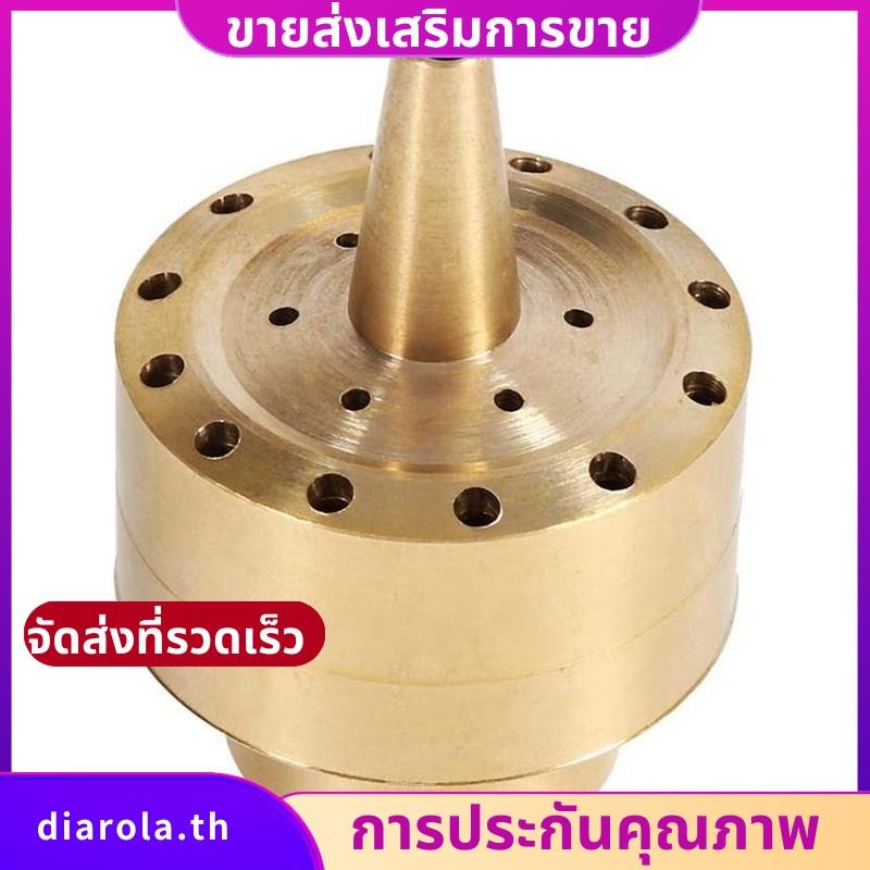 หัวหัวฉีดน้ําพุ,คอลัมน์ทองเหลืองหลายทิศทาง Jet Pond Fountain Water Sprinkler Garden (3/4 นิ้ว) diarolath