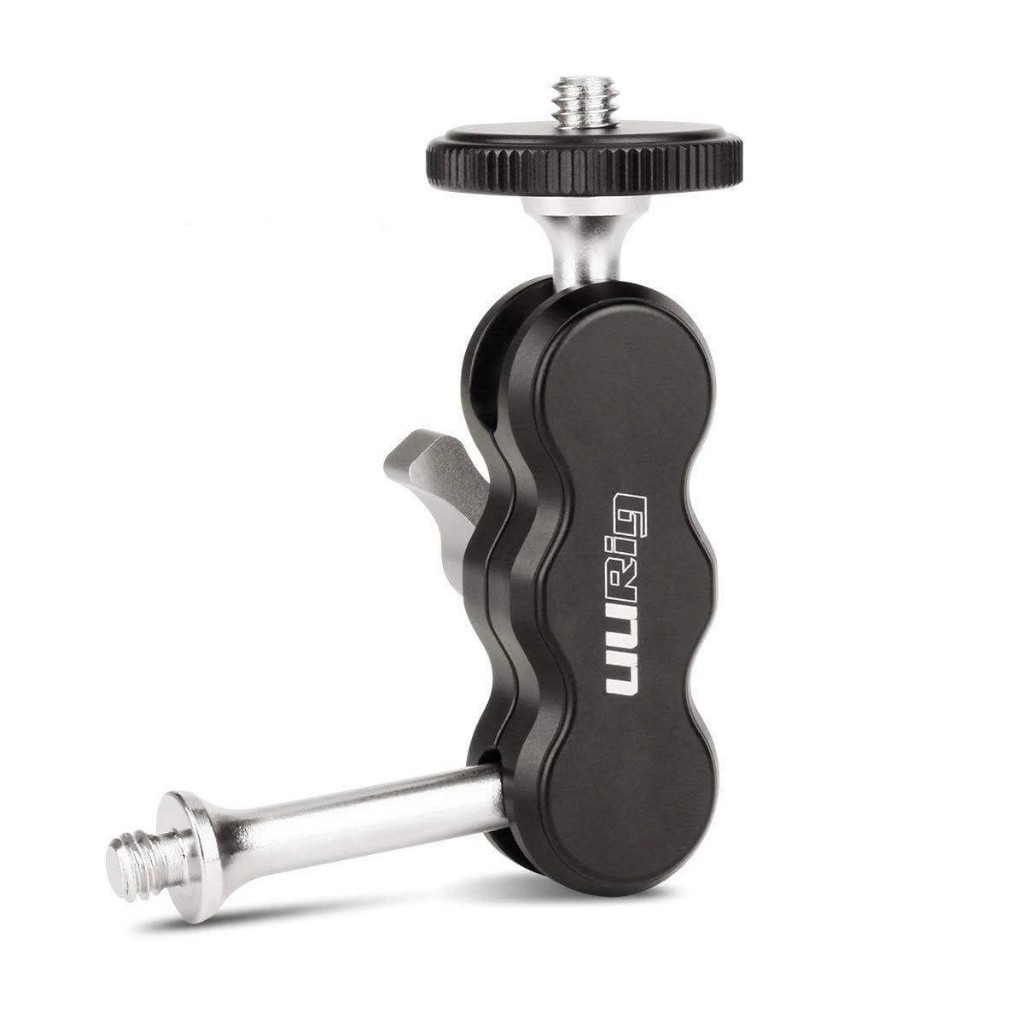 Ulanzi R002 Magic Arm เมจิกอาร์มพร้อมหัวบอล 2 หัว อุปกรณ์เสริมกล้องแอคชั่นMagic Arm Monitor Adapter
