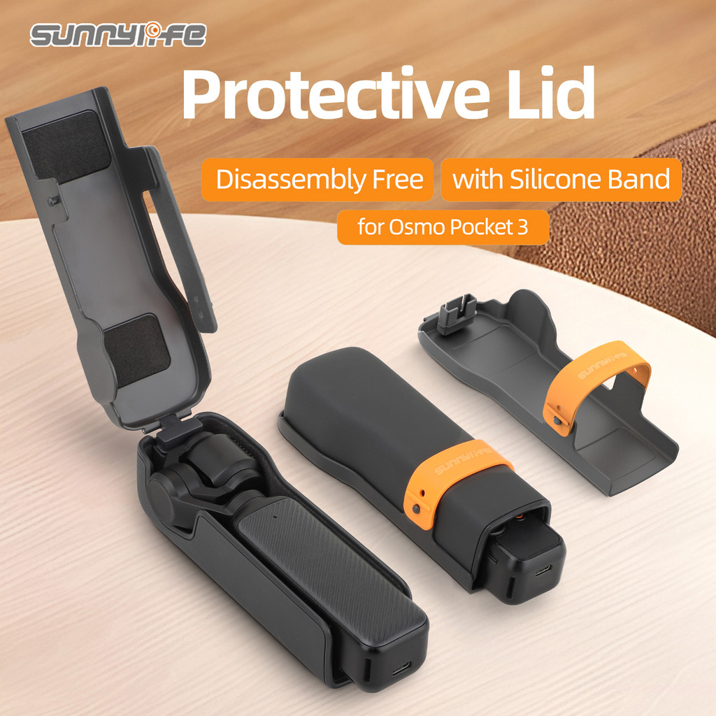 สําหรับ DJI Osmo Pocket 3 ฝาครอบป้องกันกระเป๋า 3 เลนส์ PTZ Body Storage ฝาครอบด้านบนฝาครอบอุปกรณ์เสริมกล้อง