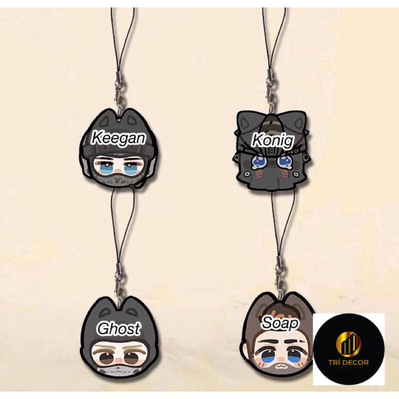 Keegan, Konig, พวงกุญแจ Ghost and Soap [ Call Of Duty ]