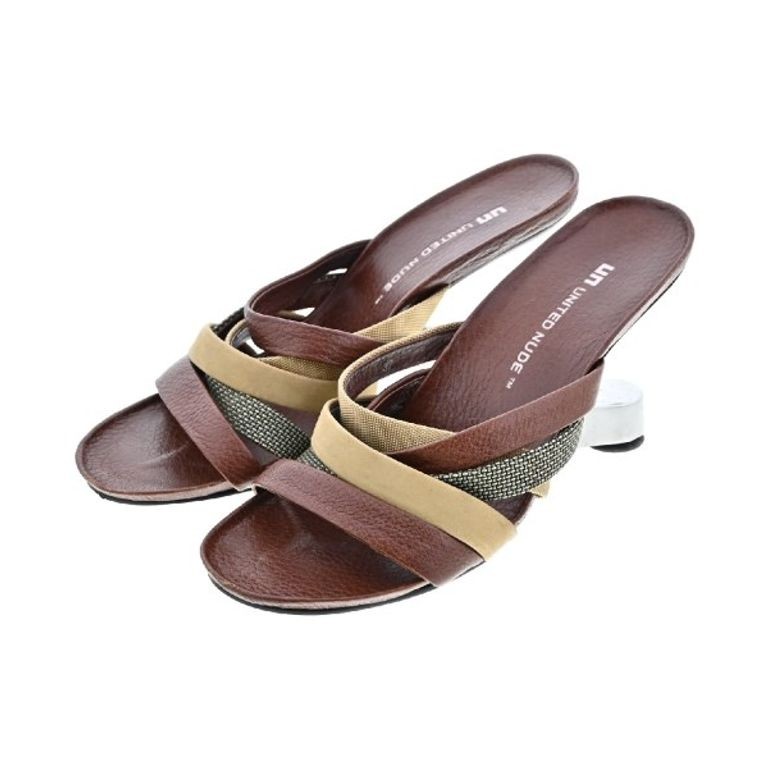 UNITEDNUDE UNITED NUDE Sandals beige Women brown 23.5cm Direct from Japan Secondhand