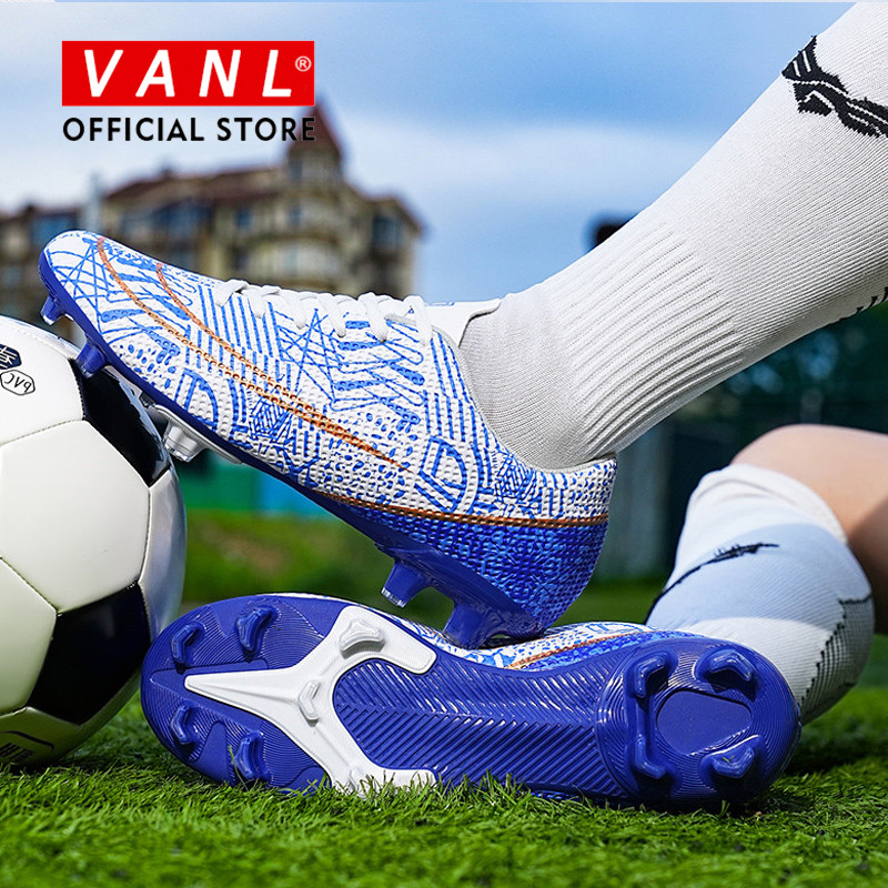 VANL 35-44😁【สินค้าใหม่】2025 ใหม่ฟุตบอลโลก Macy รองเท้าฟุตบอลเดียวกันผู้ใหญ่เด็กสตั๊ดรองเท้ากีฬาการฝึกอบรมกลางแจ้งขนาด