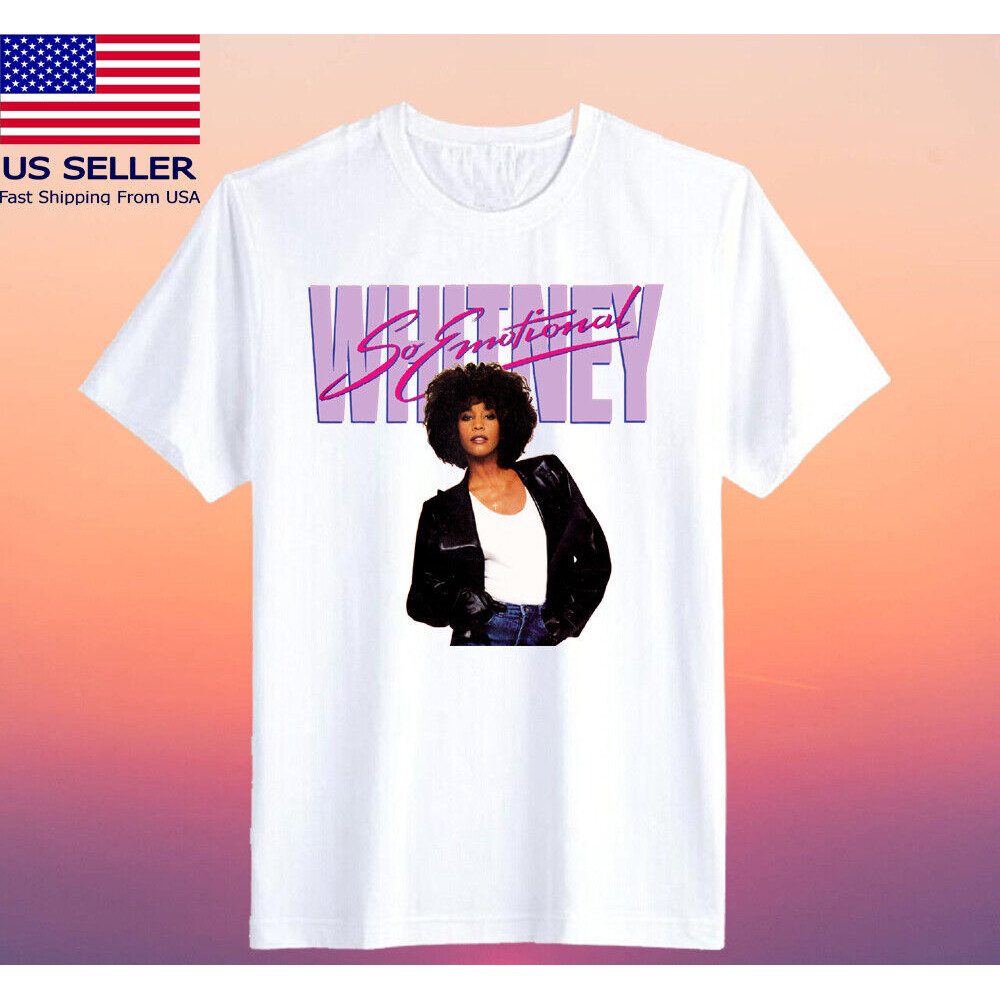 Whitney Houston So Emotional Mens Top T-Shirt