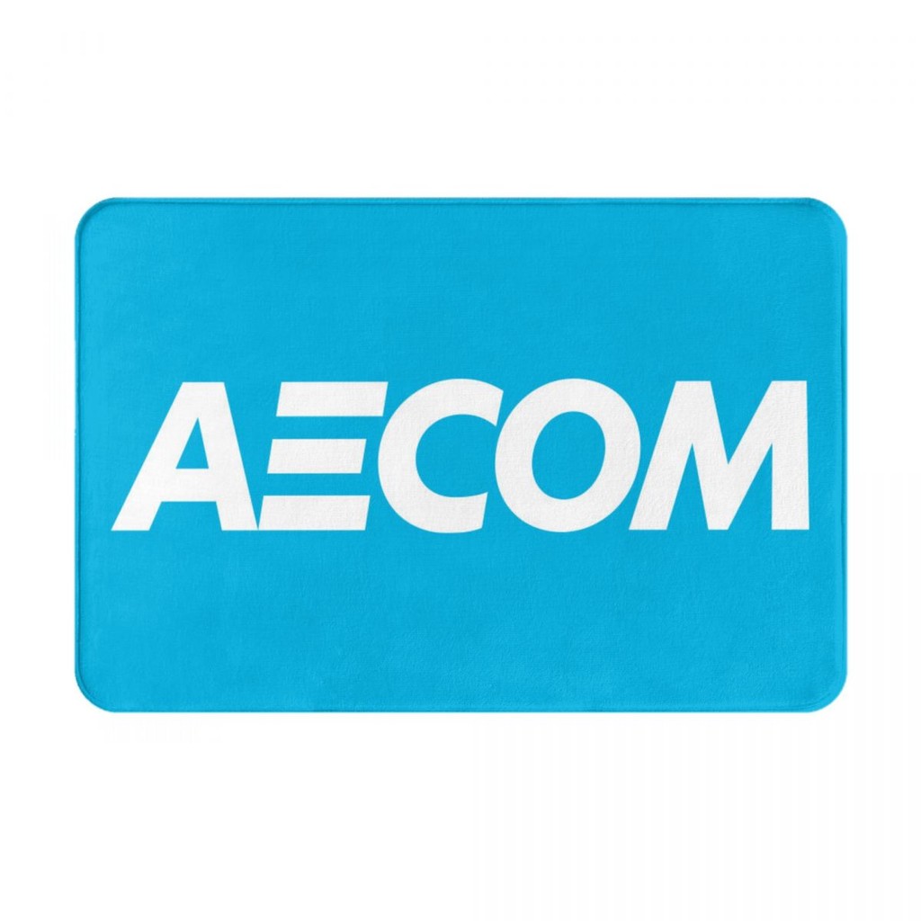 AECOM โลโก้ห้องน้ํา Anti-slip พรมปูพื้นห้องน้ําห้องส้วมเสื่อเท้าประตูดูดซับน้ําแห้งเร็วเข้าประตูพรมห