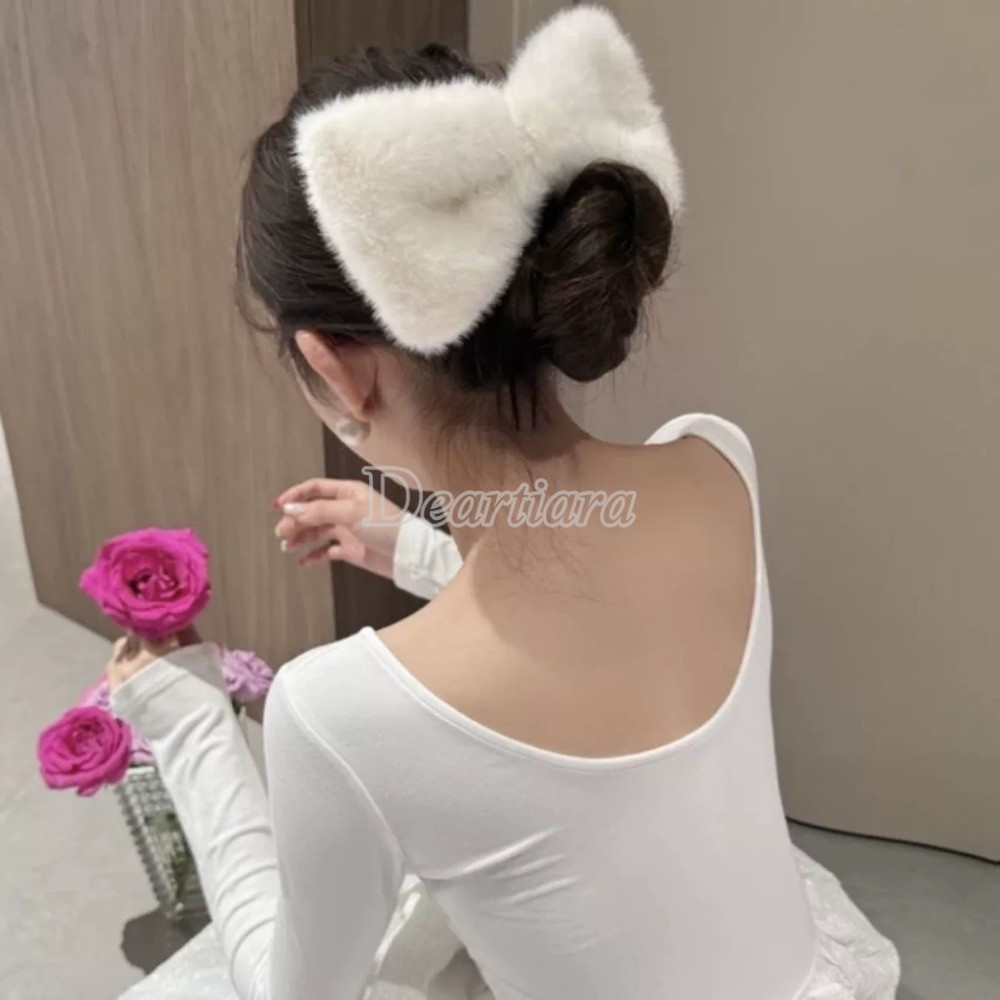ใหม่ฤดูใบไม้ร่วงและฤดูหนาวแฮนด์เมดขนาดใหญ่ตุ๊กตาโบว์กิ๊บน่ารักและหลากหลายกิ๊บกระชับสัดส่วน ใบเรียกเก็บเงินเป็ด คลิป
