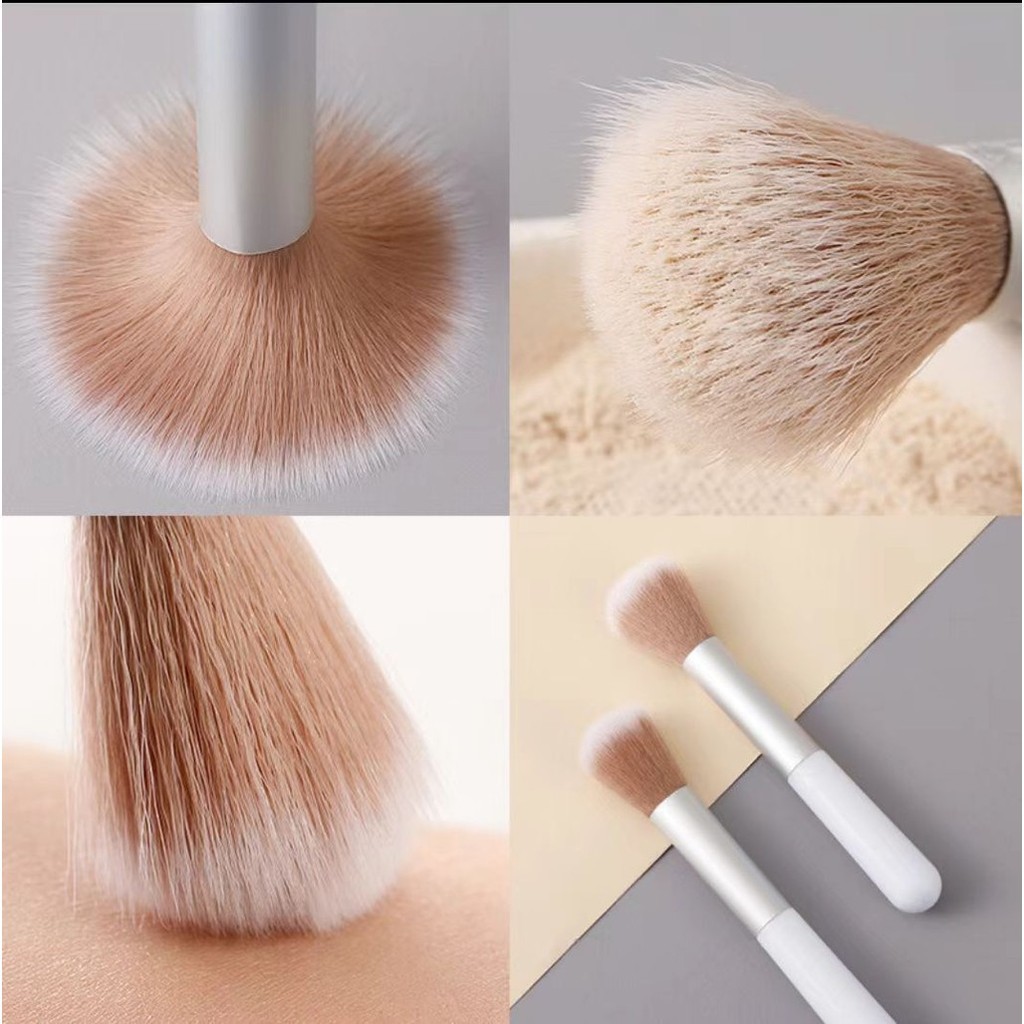 แปรงแต่งหน้า 5 ชิ้น Blusher Brush Soft Brush Powder Blusher Powder Fiber Brush