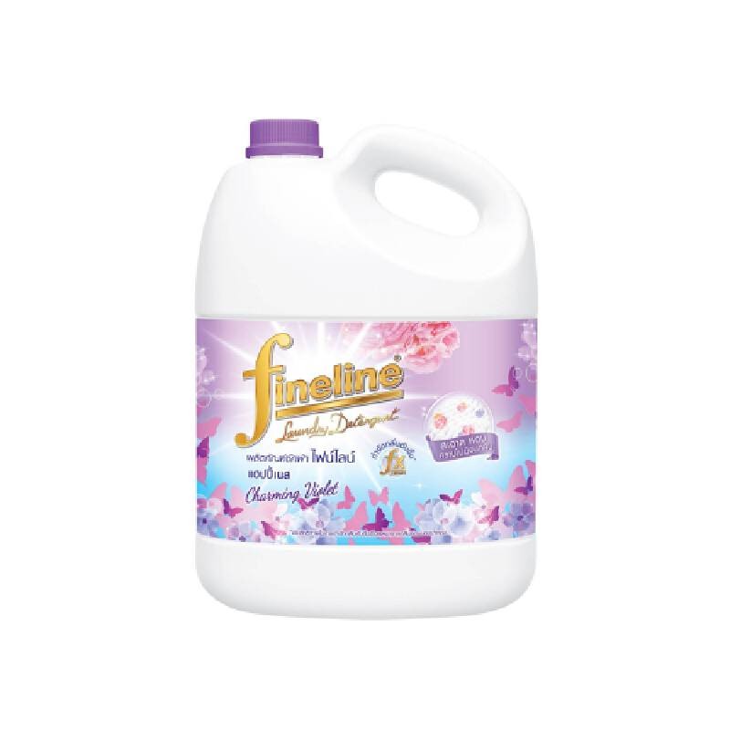 FINELINE ผลิตภัณฑ์ซักผ้าไฟน์ไลน์แฮปปี้เนส ชาร์มมิ่งไวโอเล็ต 3000มล. สีม่วง