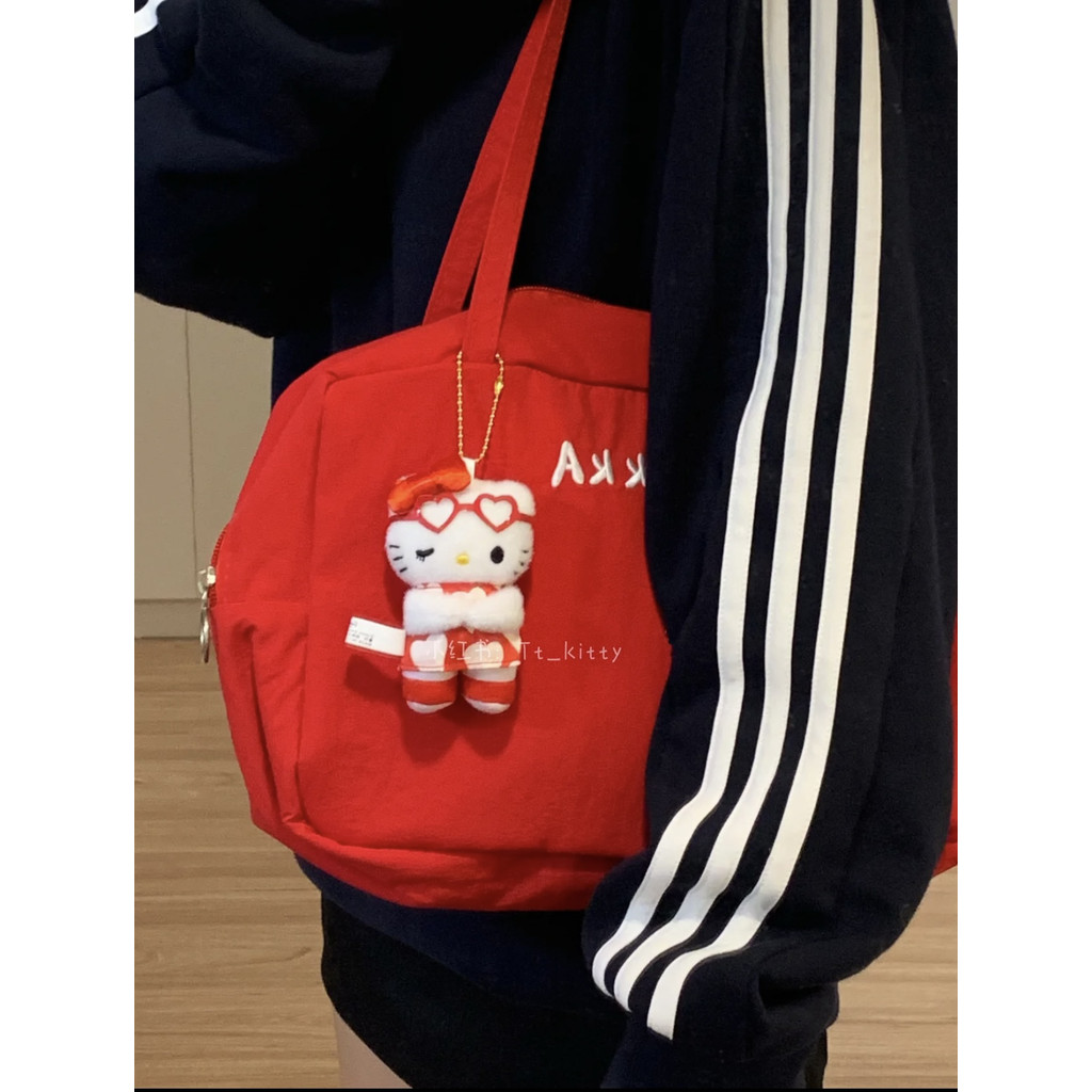 ที่กําหนดเองยุคกลางจมูกขนาดเล็ก Ga Red Love กระโปรง kitty จี้น่ารักกระเป๋าจี้พวงกุญแจจี้