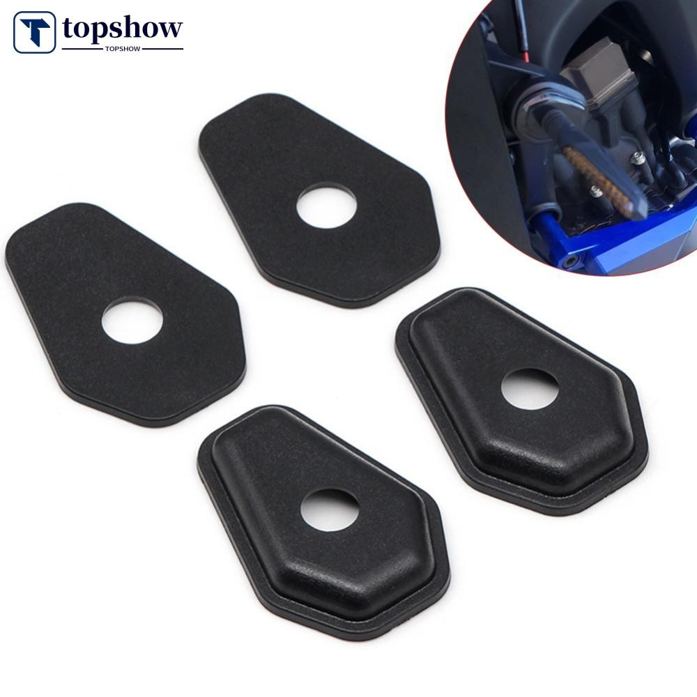 TOPSHOW 4 ชิ้นรถจักรยานยนต์ Refit ไฟเลี้ยวตัวบ่งชี้อะแดปเตอร์ Spacers สําหรับ SUZUKI GSXR600 GSXR750