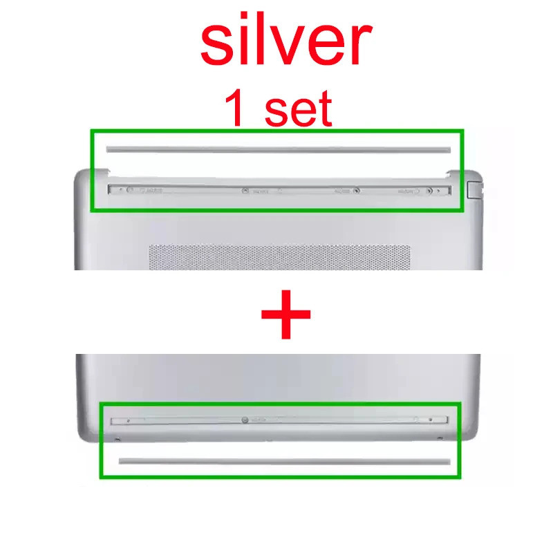 แล็ปท็อป lowe ฝาครอบยางสําหรับ HP 15S-DU 15S-DY 15S-GR 15S-GW 15S-DW 15S-CS 250 G8 255 G8 256 G8 250 255 G8 250 255 G9 TPN-C139 ด้านล่างสีเทาเท้า pad
