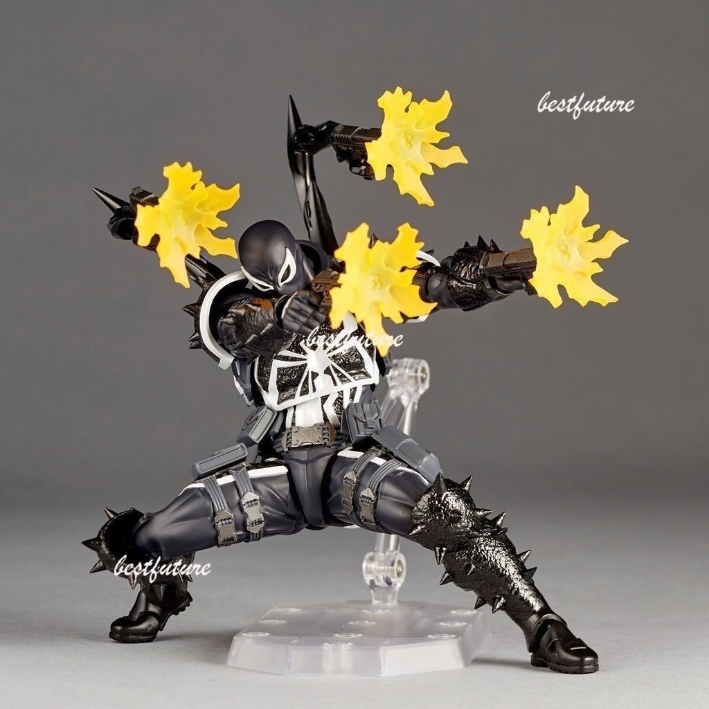 G3RH Shf Venom Let There Be Carnage Revoltech Agent Venom Figure Marvel Legends Yamaguchi Venom SHFi