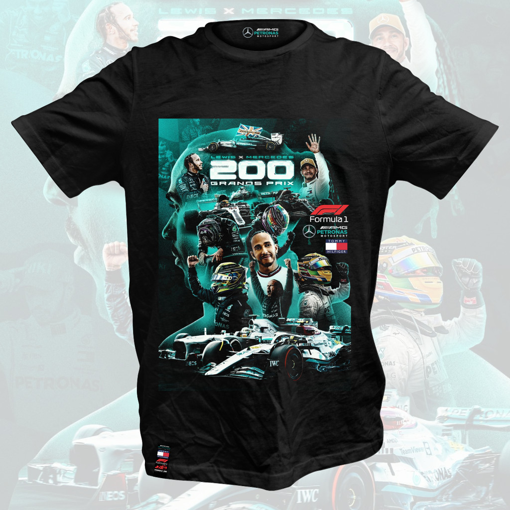 Lewis Hamilton F1 Driver Champion Lagend Vol. เสื้อยืด 3 Motorsport Super Premium มีไซส์ 4XL 5XL