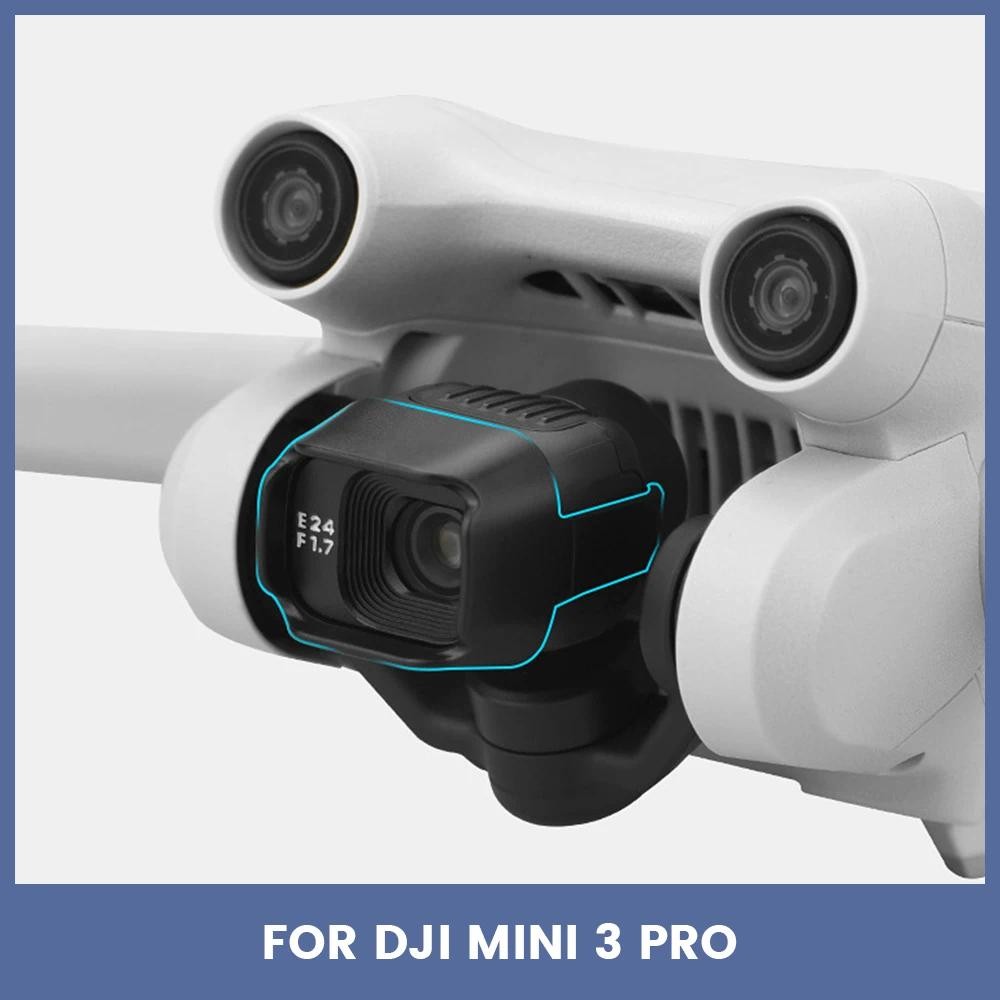 เลนส์สําหรับ Mini 3 Pro เลนส์ป้องกันฝาครอบเลนส์บังแดด Anti-glare กล้อง Gimbal สําหรับ DJI Mini 3 Pro Drone อุปกรณ์เสริม