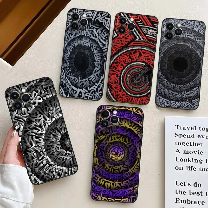 TK-1 Pokras Lampas Art Graffiti เคสโทรศัพท์สําหรับ iphone 17,15 Pro Max 14 Mini 13 12 11 X Xr Xs 6 17,15 7 8 Plus ปกหลัง kz0