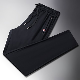 Disai - Celana Pria Saku Ritsleting Panjang Ice Silk Fabric Keren Bernapas Elastisitas Pants K9002B