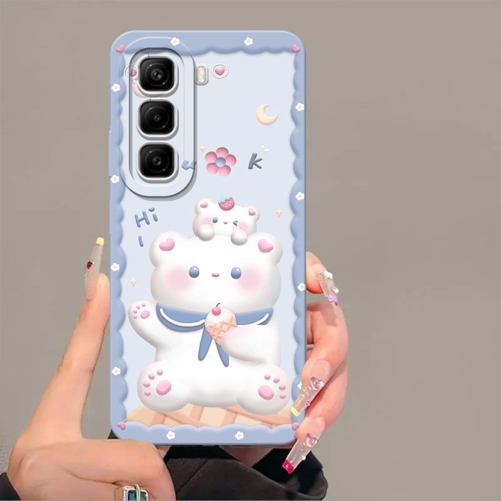 HP Ready เคสโทรศัพท์สําหรับ Infinix Hot 50 Infinix Hot 50 Pro Plus เคสโทรศัพท์ Softcase CARTOON PICT