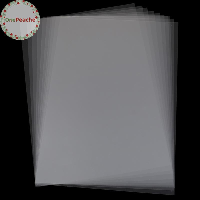 OnePeache 10pcs A4 Inkjet Laser Printing Transparency Film กระดาษถ่ายภาพ PCB Stencils VN