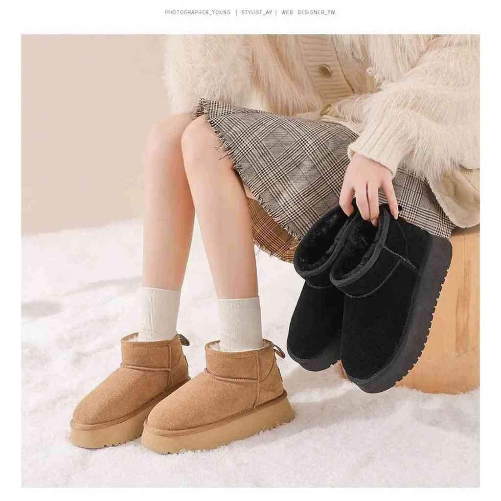 Uggs Mini สโนบู้ตพื้นหนา กันลื่น เหมาะสำหรับหิมะ