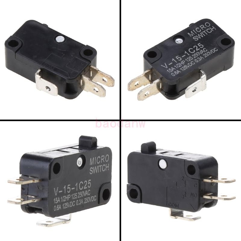 Bdw KW7-0C DIY Micro Limit Switch เตาอบไมโครเวฟประตู Interlock Switch AC125V 250V