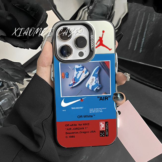 🔥COD🔥เคส iphone 11 13 12 14 15 16 Pro MAX 14 15 16 Plus XR XSMAX SE2020 7Plus เคสโทรศัพท์แฟชั่นรองเท้าแบรนด์อินเทรนด์