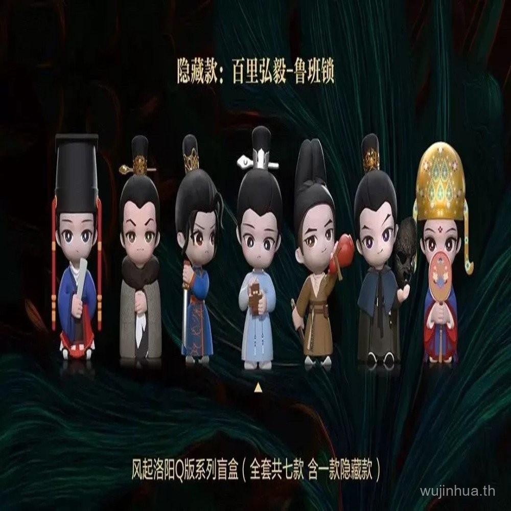 ของแท้อย่างเป็นทางการ Fengqi Luoyang ละครโทรทัศน์ Chaowan Blind Box Decoration อุปกรณ์ต่อพ่วง