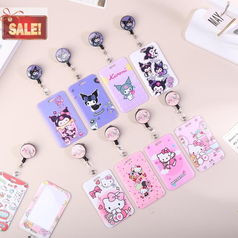 BL การ์ตูน Retractable คลิป ID ผู้ถือบัตรผู้หญิงประตูหญิง Cardholders พยาบาล Hang Credentials หัวเข็มขัด A