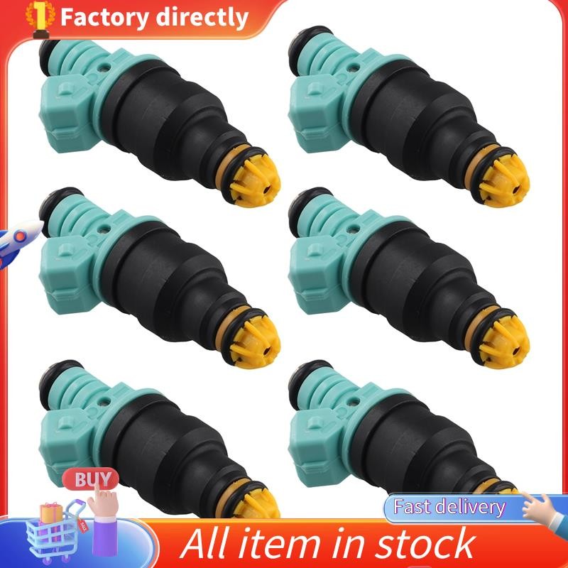 6ชิ้น 0280150415 หัวฉีดหัวฉีดน้ํามันเชื้อเพลิงใหม่สําหรับ 325IX 325i 325is