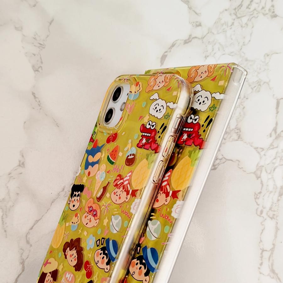 เคส SAMSUNG S25 Ultra S24 FE S23 A55 A06 A16 A05 A05S A26 A36 A56 A35 A15 A54 A34 A24 A52 A12 A13 A14 A23 A25 A32 A51 A53 A71 A72 A73 S22 S21 Plus S20 เคสสุดน่ารักจาก Crayon Shin-chan - รูปที่ 2