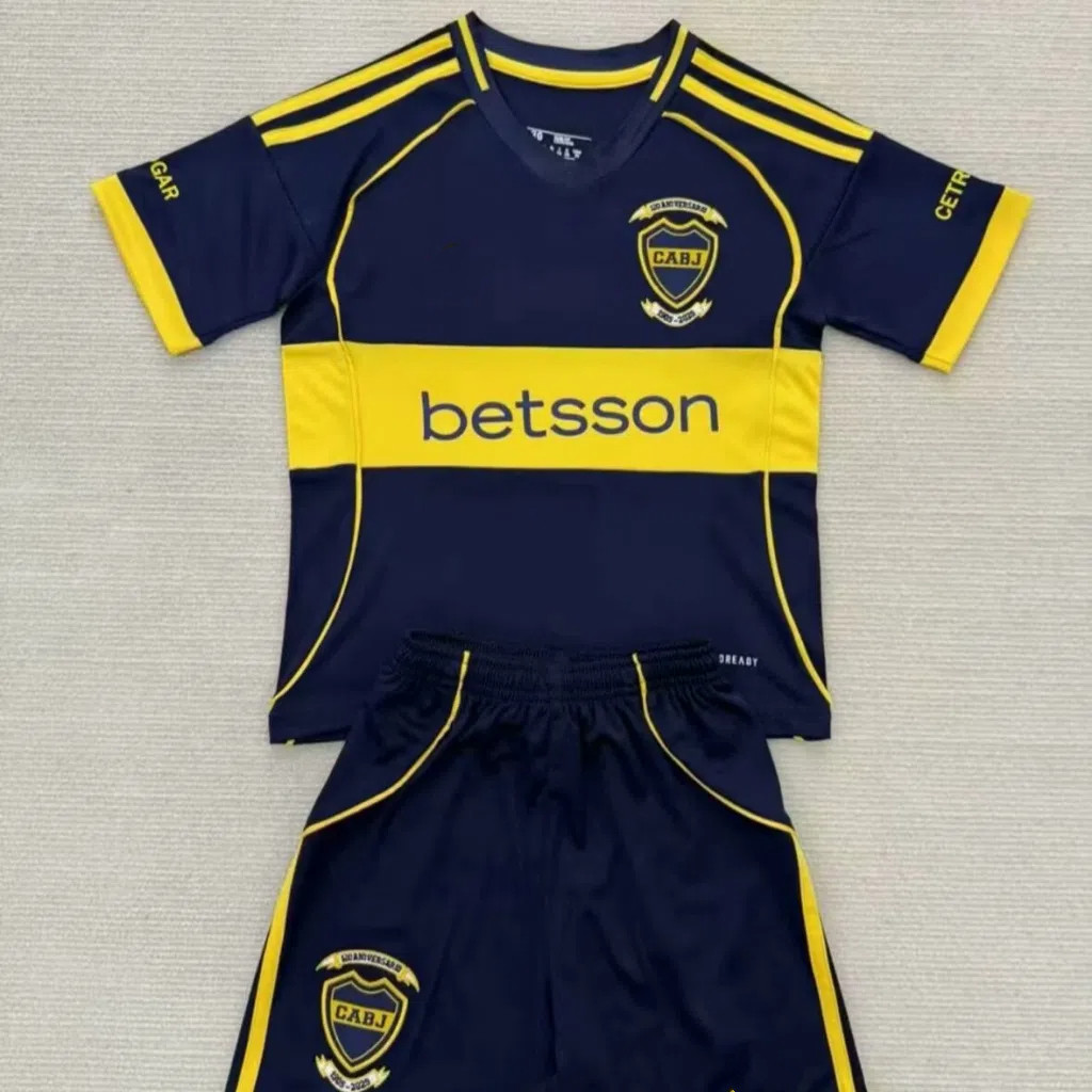 25/26 Boca Juniors home Football Jersey Adult & Childrens Set