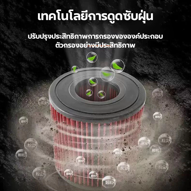 แผ่นกรองอากาศรถยนต์ 76mm ปาก 3.0 นิ้ว thumbnail 3