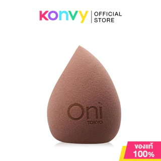 Oni Two-Sided Beveled Soft Sponge โอนิ พัฟฟองน้ำสำหรับแต่งหน้า (Lavender Purple/Choco Brown/Sakura Pink)
