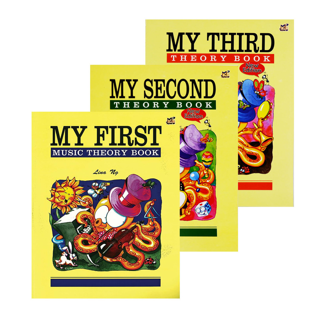 My First Second Third Music Theory Book Lina Ng Rhythm MP Piano Guitar