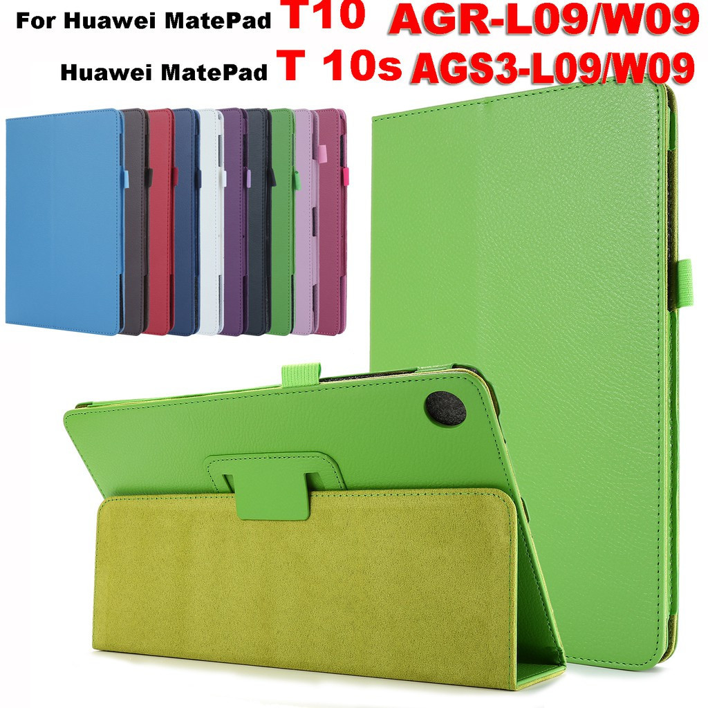 สําหรับ Huawei MatePadT10s 10.1 "T10 9.7 Matepad SE 11 Matepad T5 10.4 แท็บเล็ต PU หนังซิลิโคนนุ่มฝาครอบพับกรณี AGS3-L09 AGS3-W09 AGR-W09 AGRK-L09 BAH3-W09