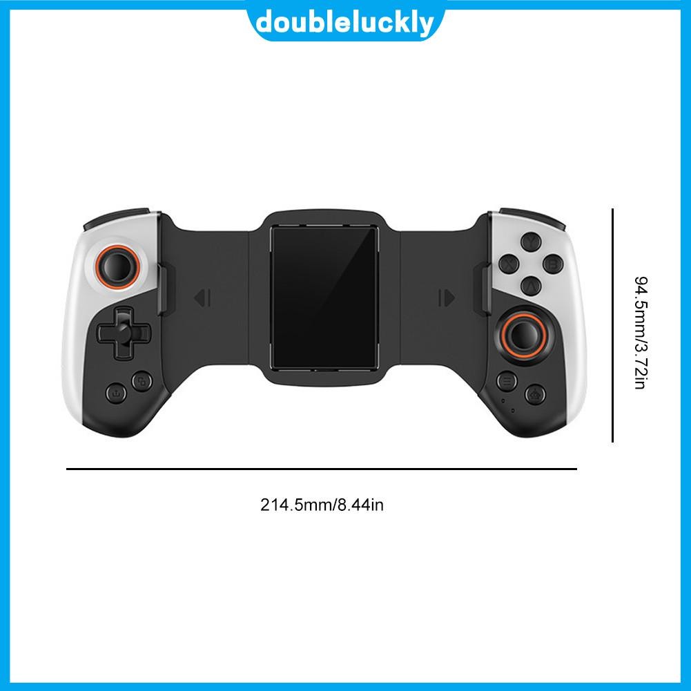 2 in 1 Telescopic Gamepad ประเภท C Dual จอยสติ๊กไร้สาย Cooling ตัวควบคุมเกมมือถือสําหรับ iPhone Android โทรศัพท์สวิทช์ PC