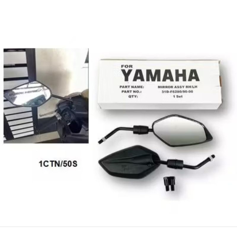 กระจกมองข้าง Y15ZR Y16ZR FZ150 NVX HONG LEONANG YAMAHA 2WB-F6280/90-00