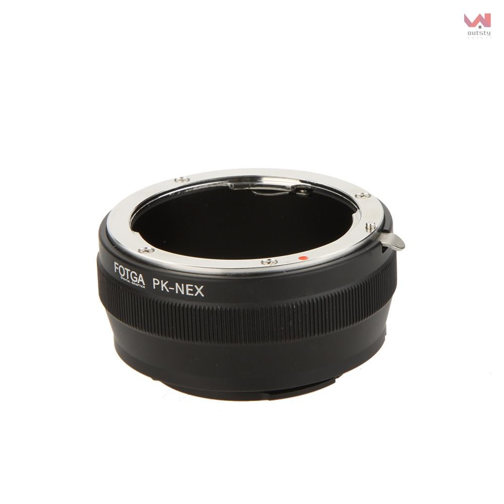 Fotga PK-NEX อะแดปเตอร์แหวนดิจิตอลสําหรับเลนส์ Pentax PK K สําหรับ NEX E-Mount กล้อง (สําหรับ NEX-3 