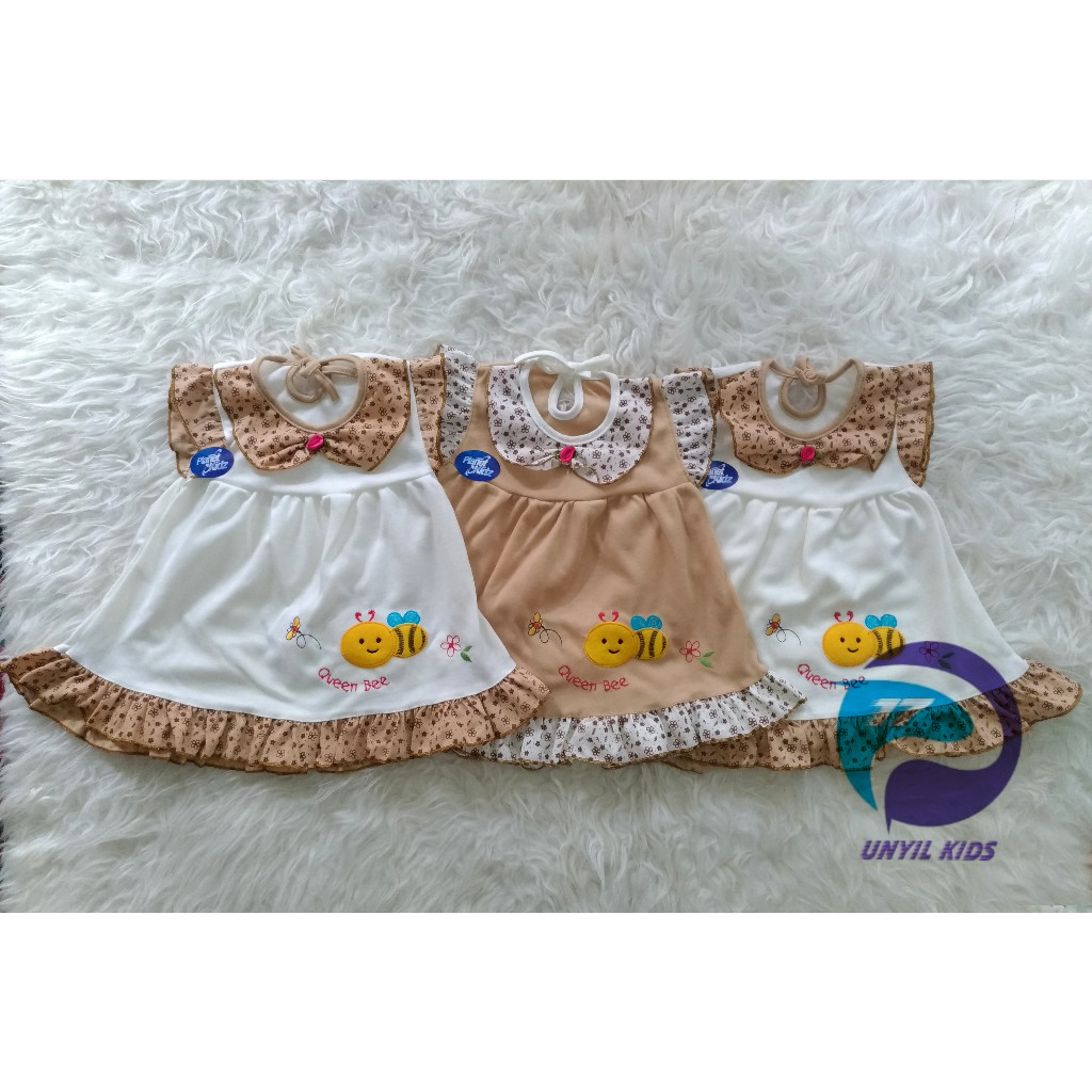 BEE MOTIF BABY DRESS / เสื้อผ้าเด็ก (0-9 เดือน) / ชุดชุดเดรสเด็ก Planet Kidz - Planet Kids (Planet K