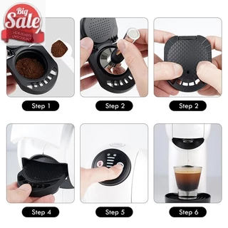 อะแดปเตอร์แคปซูลแบบใช้ซ้ําได้ AF สําหรับแคปซูลกาแฟ Dolce Gusto แปลงเข้ากันได้ A