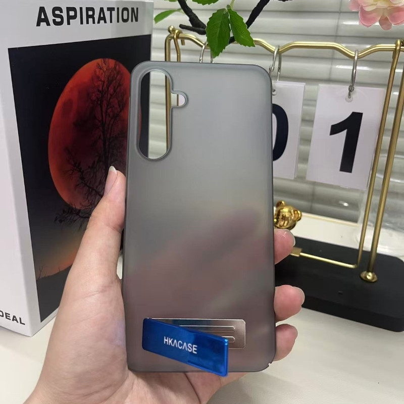 SAMSUNG บางเฉียบเคลือบใสสีดําครึ่งแพ็คพีซีเคสโทรศัพท์เปลือกแข็ง,เคสโทรศัพท์ใสฝาหลังเหมาะสําหรับSamsu