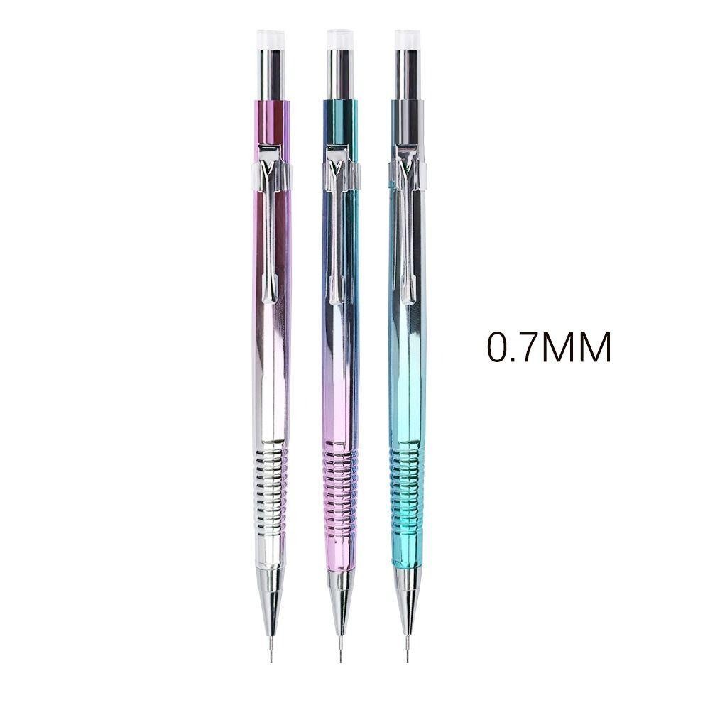 ดินสอกด เหนียน, ปากกาลูกลื่นแบบหัวคู่ 0.5/0.7/0.3/0.9 มม., ปากกามัลติฟังก์ชั่นโลหะ 2-ใน-1 ของขวัญ - รูปที่ 4