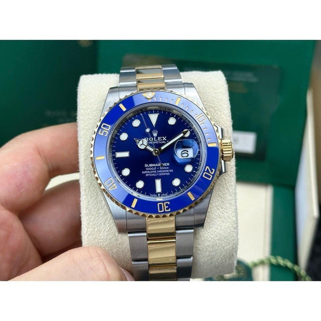 4YO4 Gio_นาฬิกา เส้นผ่านศูนย์กลาง AAA Rolex mm Gold Submariner 126613 น้ําóฟ้า ghost41