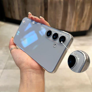 เคสโทรศัพท์โปร่งใสป้องกันกล้องบางเฉียบไร้กรอบใหม่ For Samsung A06 A55 A05 A15 A05S A12 A54 A14 A13 A54 A23 A52 4G 5G